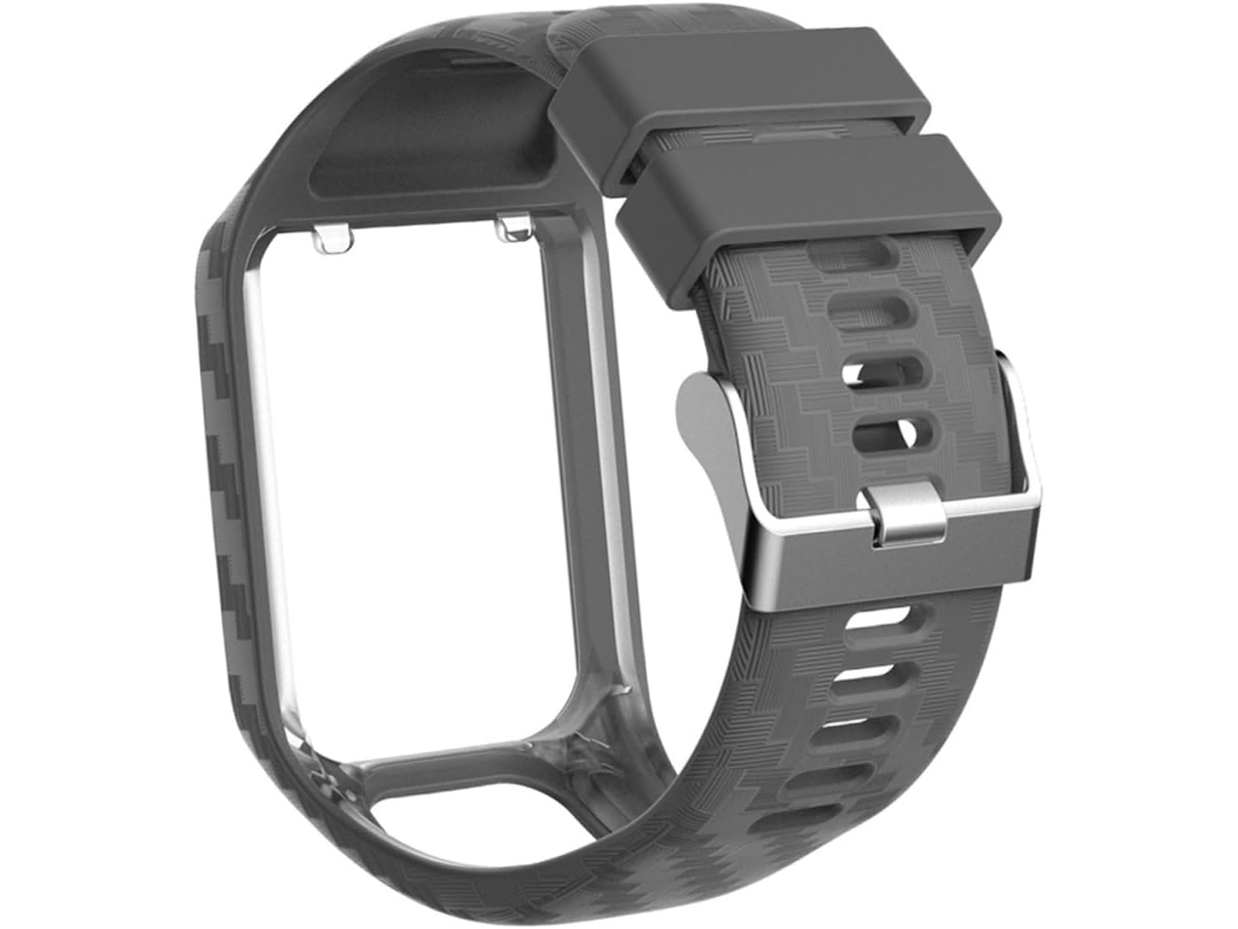 Pulseira De Silicone Substituição Com Design Esculpido, Compatível