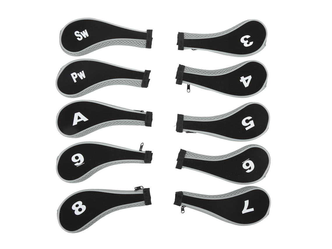 Laxiscreed Pack De 10 Capas De Cabeça Para Taco De Golfe Cinza De Alta Qualidade