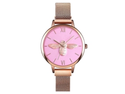 Relógio Feminino Skmei 9212 Fashion Lady Quartz, Ideal Para Estudantes E Mulheres Com Personalidade Marcante. À Prova D'água E Com Pulseira De Rede Ma