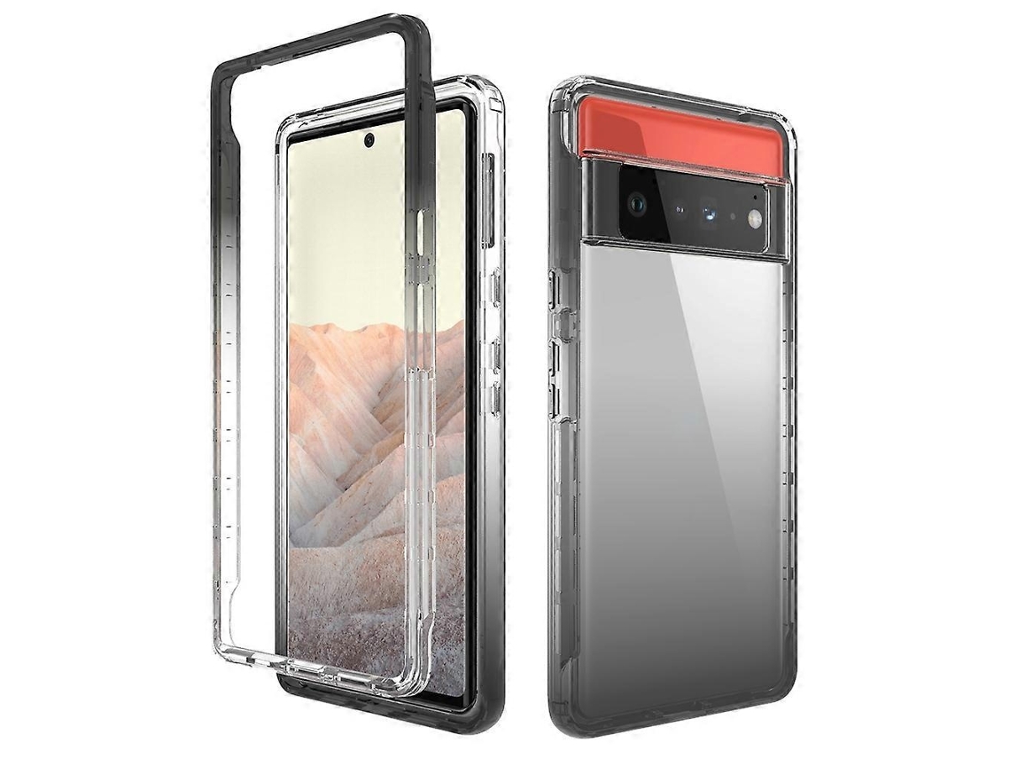 Capa Telemóvel Gradiente Bicolor Em Pc E Tpu Com Proteção Anti-choque Para Google Pixel 6 Pro Elysve