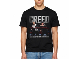 Rockinstone Rocky Movie Embrace The Legacy Color Black Adult T-shirt Size:l