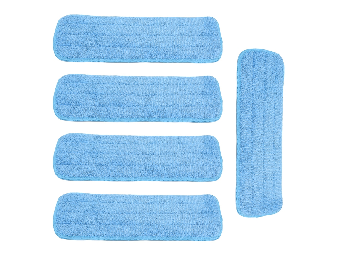 5pcs toalha de limpeza microfibra para varal universal 14x41cm substituição de pad de limpeza