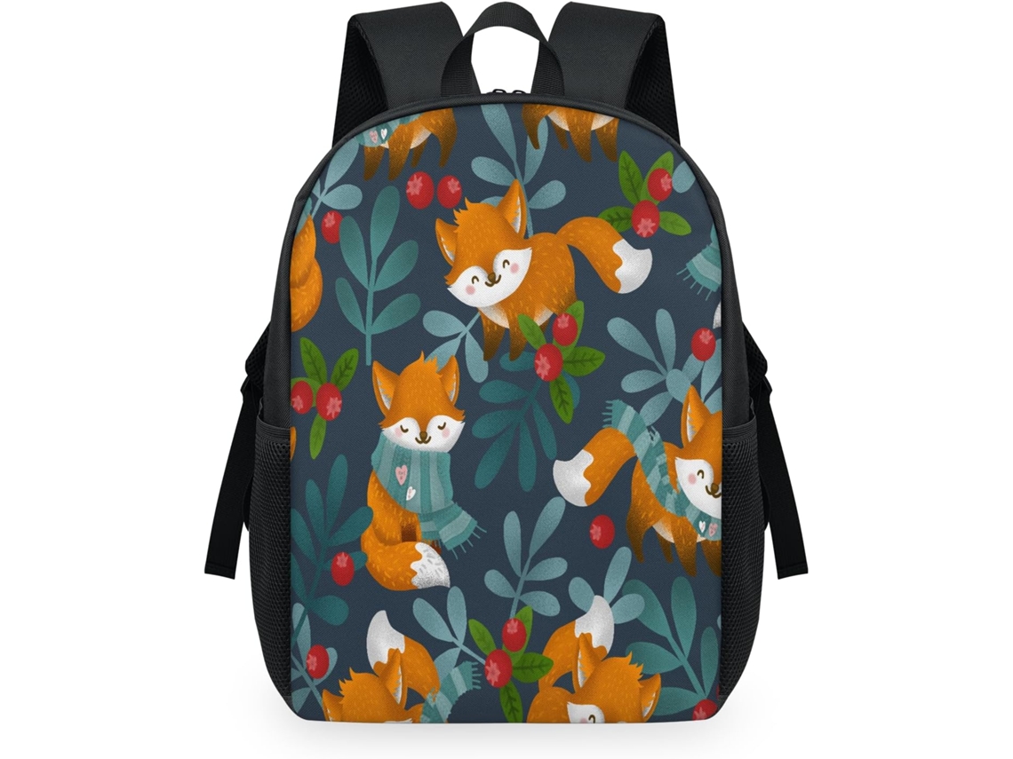 Mochila TROPICALLIFE Berry Fox para Crianças (32x15x44,9cm) tecido de malha