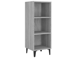 Sideboard, Sideboards Vidaxl Cinzeto Madeira Processada (n/a)