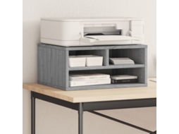 Vidaxl Suporte De Impressora 49x40x22,5 Cm Deriv. Madeira Cinza Sonoma