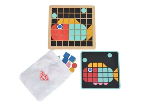 Placa De Mosaico Tooky Toy 97 Peças Tf569 Tooky Toy Tooky Toy