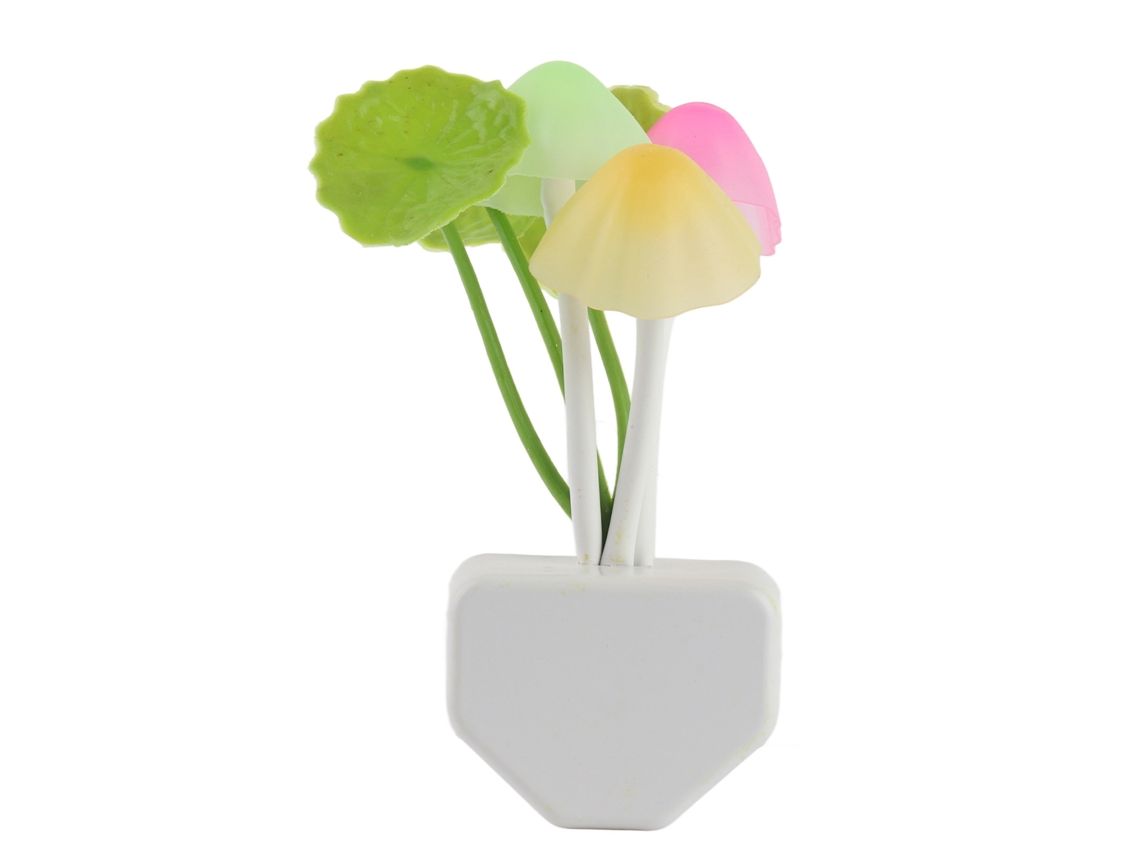 Lâmpada Cogumelo Led Cute Luz Noturna de Controle para Quarto e Sala S/MARCA