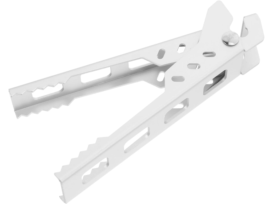 Pinça Anti Escaldante Para Tigelas Toyvian Em Aço Inoxidável, Design Ergonômico E Portátil Para Churrasco Atividades Ao