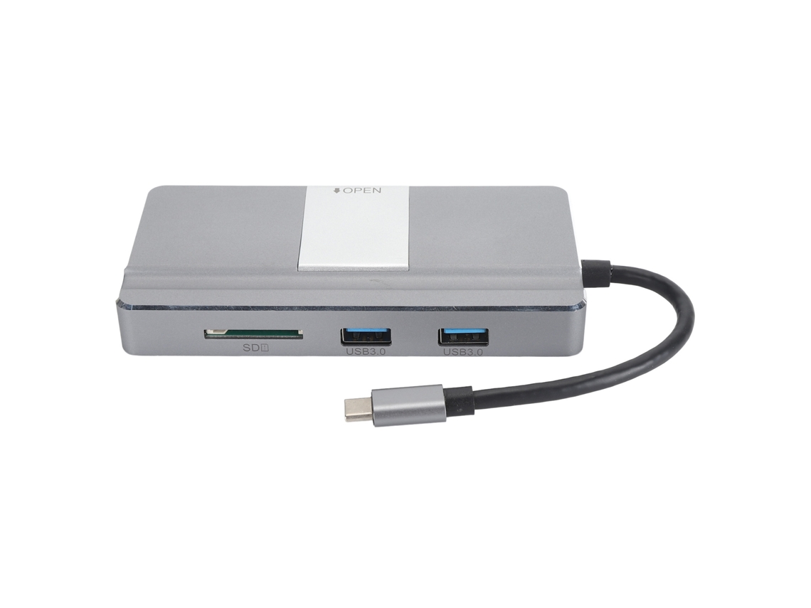 Hub Usb C 8 em 1 LAXISCREED com Hdmi 4k e Rj45