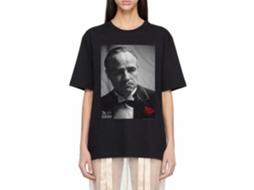 Rockinstone Godfather Red Rose Don Black Adult T-shirt Size:m