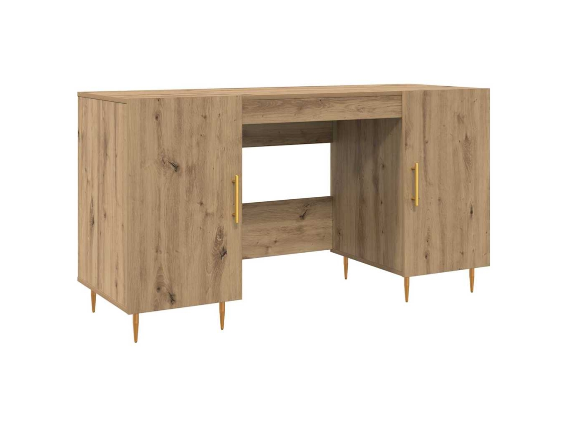 Mesa Carvalho Artisiano 140x50x75 cm Madeira Processada MAISON EXCLUSIVE