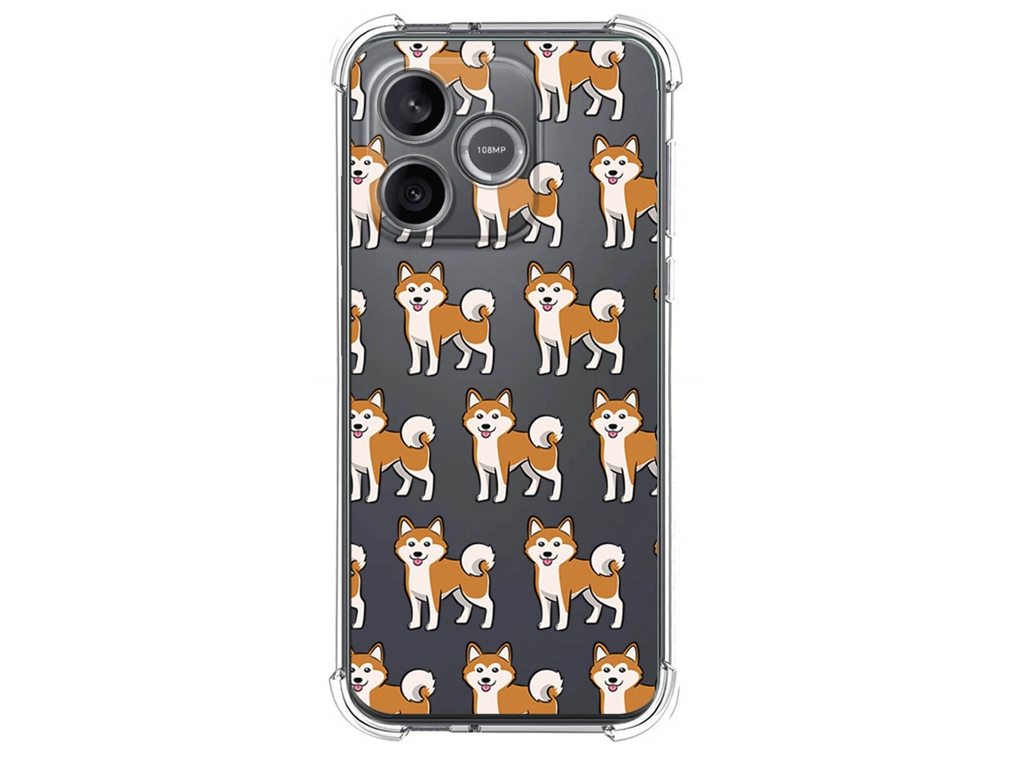 Capa Tumundosmartphone De Silicone À Prova De Choque Para Honor 600 Lite 5g Com Estampa De Cachorro 8 Desenhos