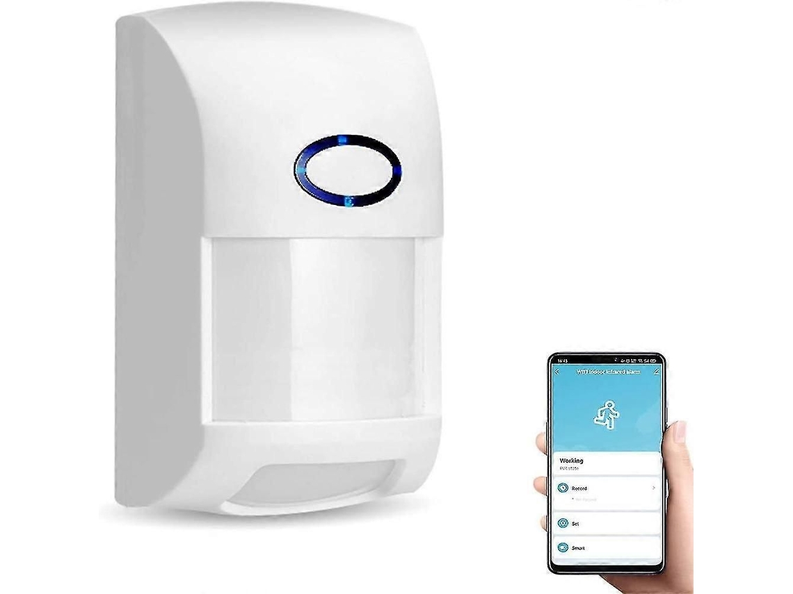 Detector De Movimento Inteligente Wi-fi Com Alertas Por Aplicativo, Compatível Com Alexa, Google Home E Siri.