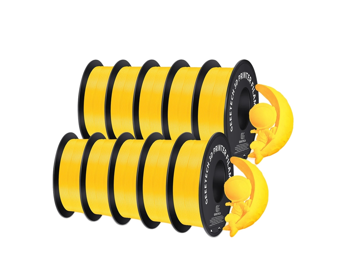 Filamento Pla, Para Impressora 3d, Durã¡vel E Ecolã³gico, Compatã­vel Com Impressoras Fdm, Amarelo Oem