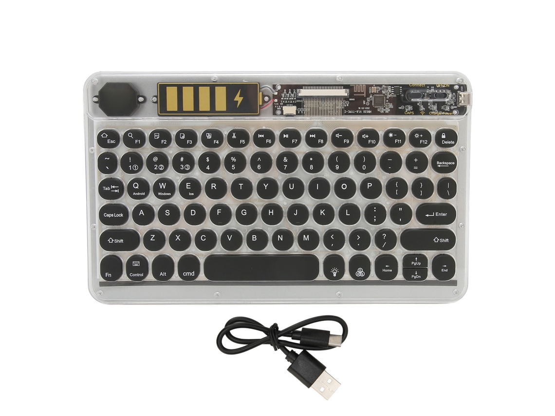 Teclado Sem Fio Bluetooth Recarregável