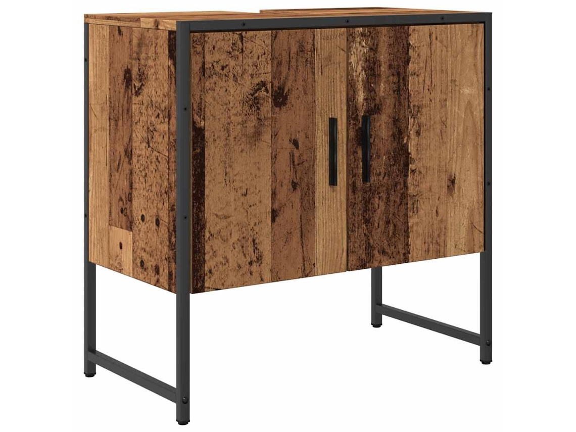 Bathroom Sink Cabinet, Bathroom Sink Cabinets Vidaxl Marrom Madeira Processada (n/a)