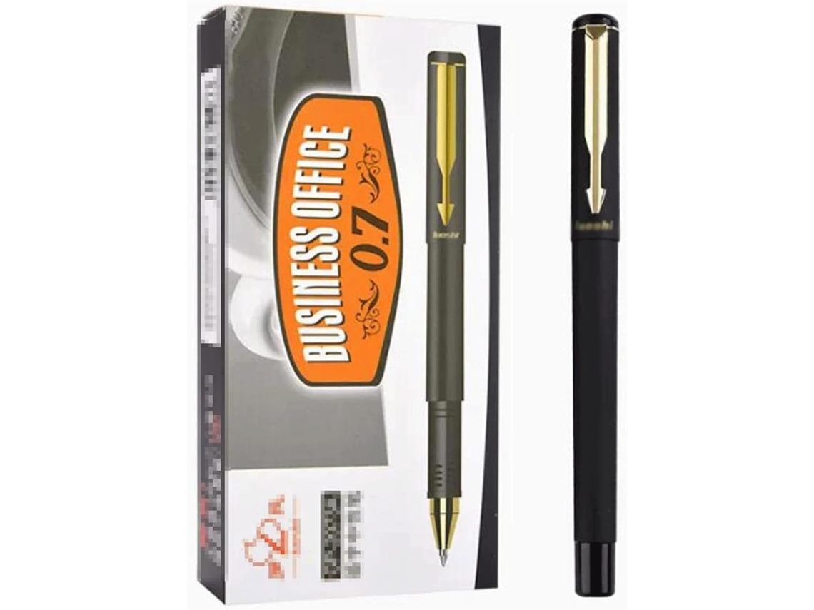 Conjunto De 12 Canetas Esferográficas, Ponta 0,7 Mm, Rollerball,