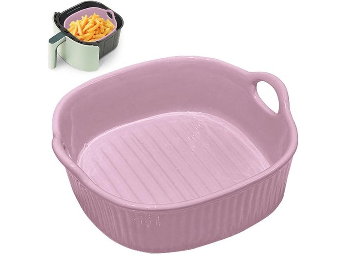Escolha Sólida - Prato De Forno 650 Ml - Cerâmico - Quadrado - Forma Para Lasanha - Apropriado Para Forno/airfryer - Cerâmica Resistentemente Ao Calor