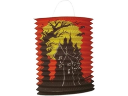 Decorações de Halloween DISFRAZZES Lanterna Tubular Casa de Bruxas (25 cm)
