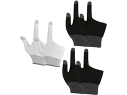 Collbath Kit Com 3 Pares De Protetores Dedo Para Jogos Telas Sensíveis Ao Toque, Resistentes Ao Suor, Compatíveis Com