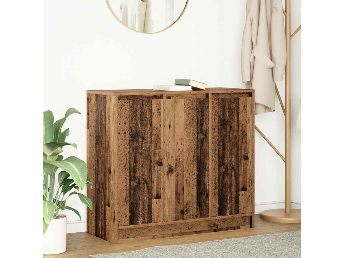 Vidaxl Aparador 85x34x76 Cm Derivados De Madeira Madeira Velha