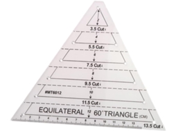 Régua Triangular De Acrílico Para Costura, 1 Peça, Régua Precisa Para Patchwork, Ferramentas De Artesanato