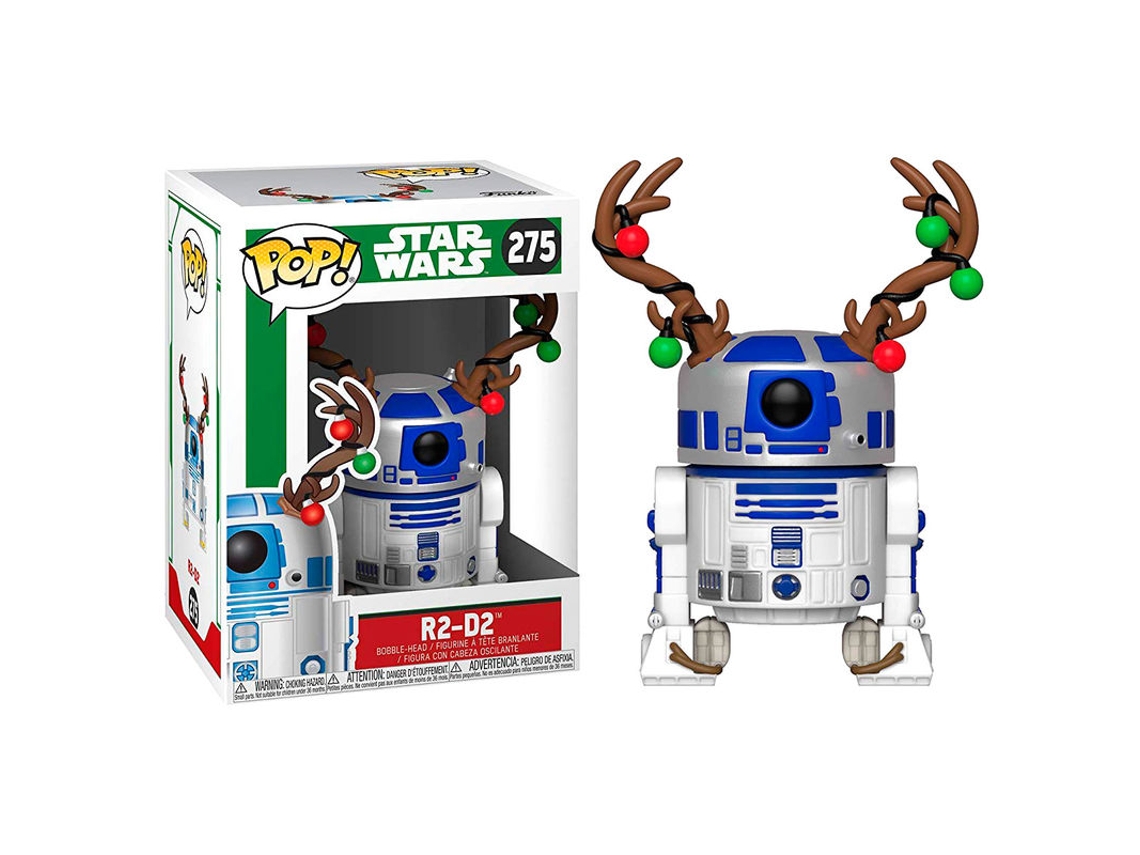 Figura Pop Star Wars Holiday R2-d2 Com Chifres