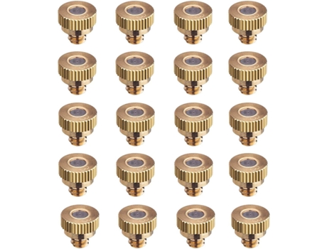 20 Bicos Latão Para Nebulização Orifício 0,3mm Superfog