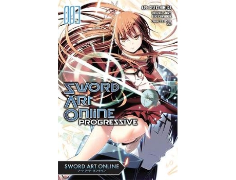 Livro sword art online progressive, vol. 3 (manga) de reki kawahara (inglês)