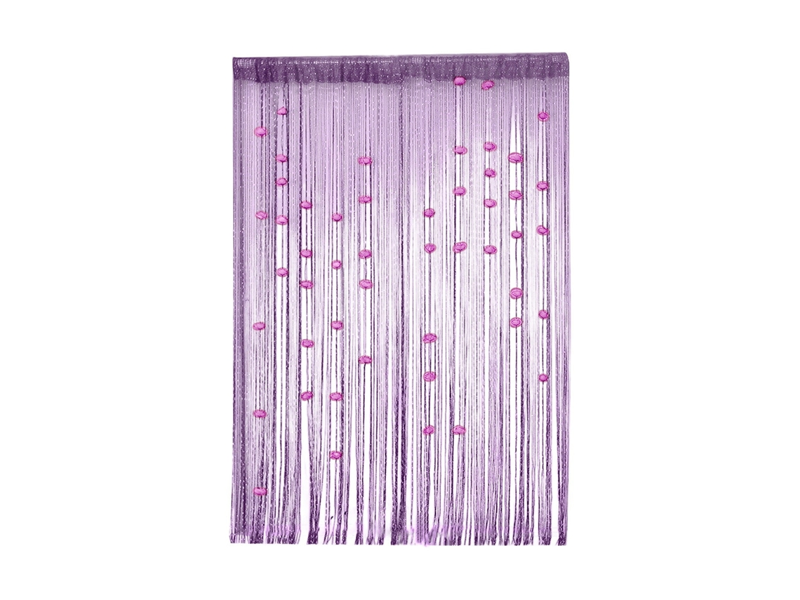 Cortina De Hilo Con Rosas Para Puerta/ventana