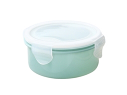 Recipiente de Armazenamento Airtight para Geladeira com Tampa Redondo Multifuncional para Frutas e Alimentos