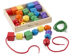 Jogo de Enfiamentos MELISSA & DOUG Primary Lacing Beads