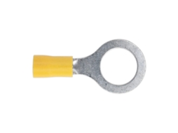 Terminal De Anel De Fácil Entrada Yt17, 13 Mm (1/5,1 Cm), Amarelo, Pacote Com 100 Unidades