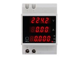 Medidor Digital De Voltaje, Corriente Y Factor De Potencia De Carril, Ca80~300v, 100a, D52-2048, Multifunción