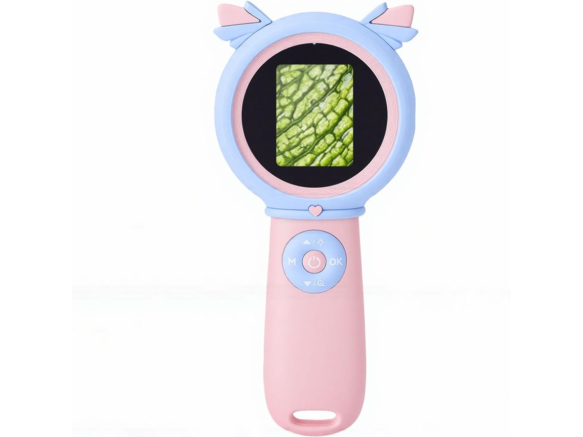 Microscópio Digital Infantil, Ecrã De 2 Polegadas, Ampliação De 1000x