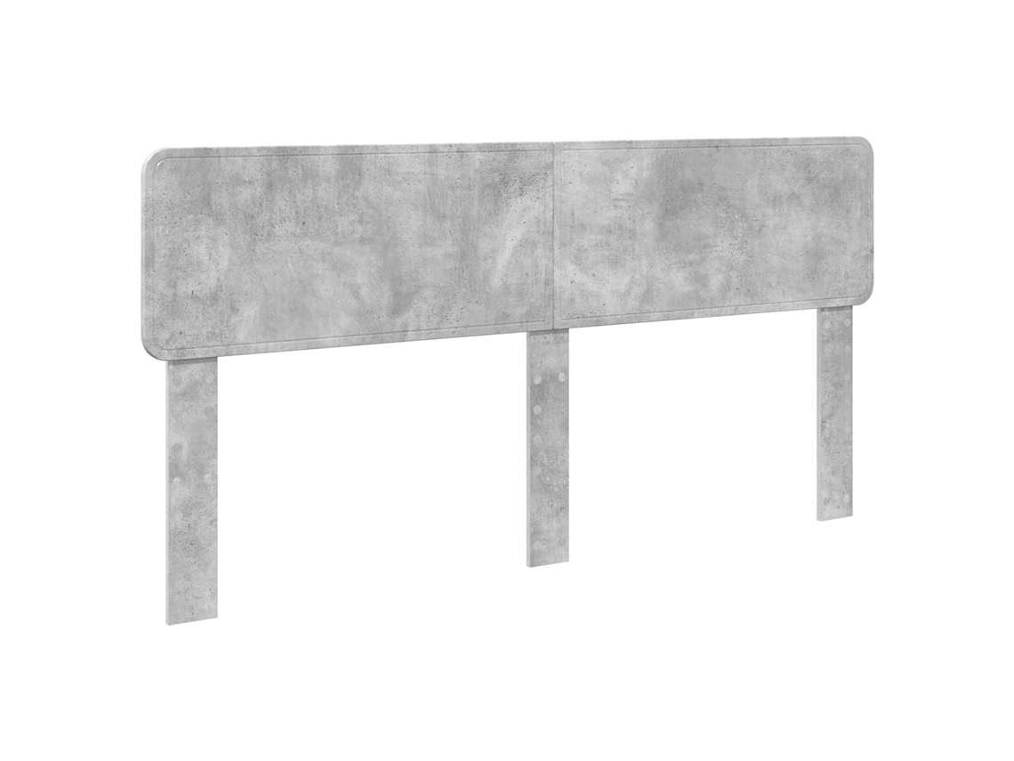 Cabeceira Cinzento com Cabeceira Madeira Processada 200 cm MAISON EXCLUSIVE