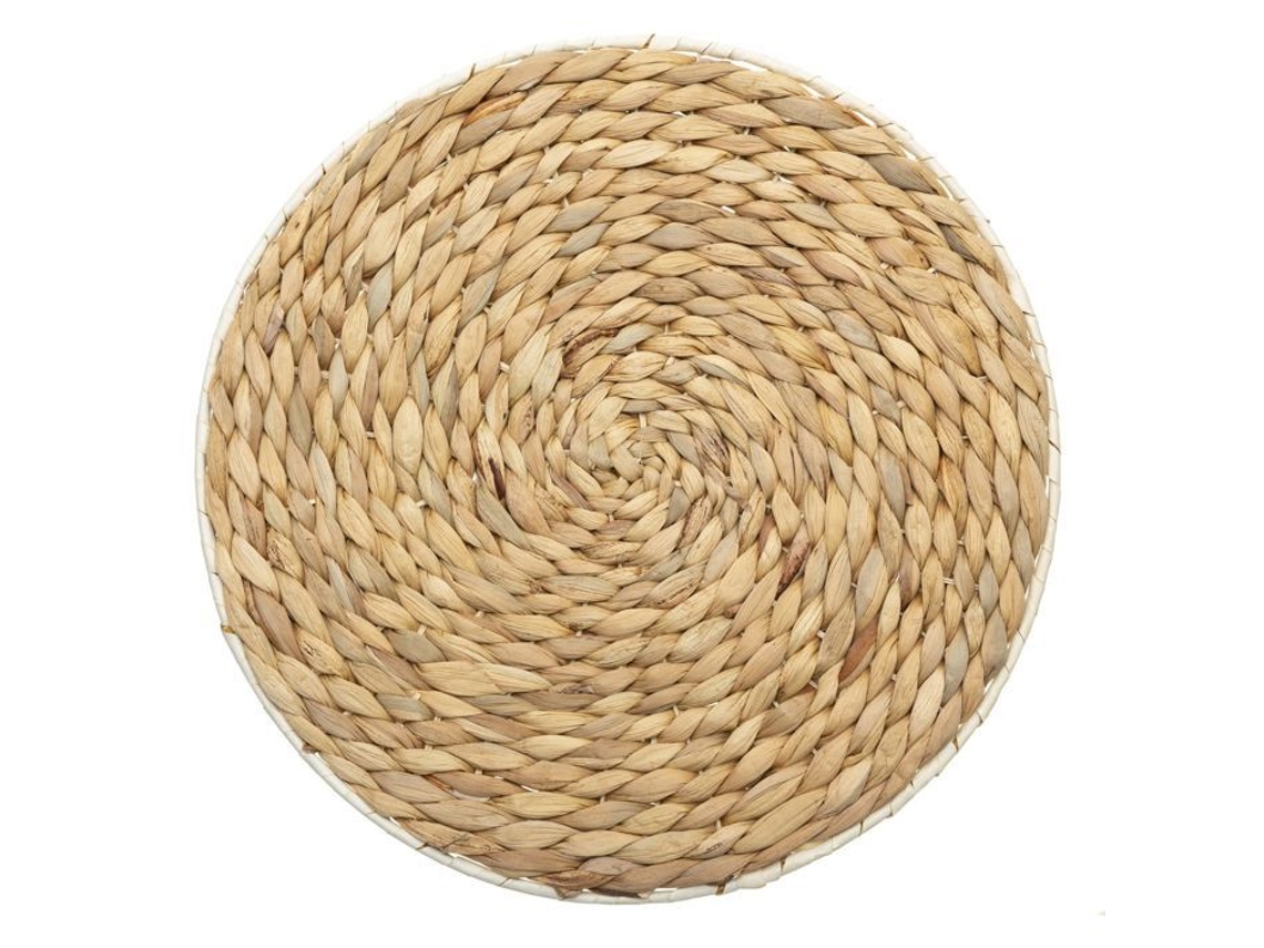 Conjunto De Mesa - Segredo De Gourmet - D35 Cm - Bambu Natural - Redondo - Bege