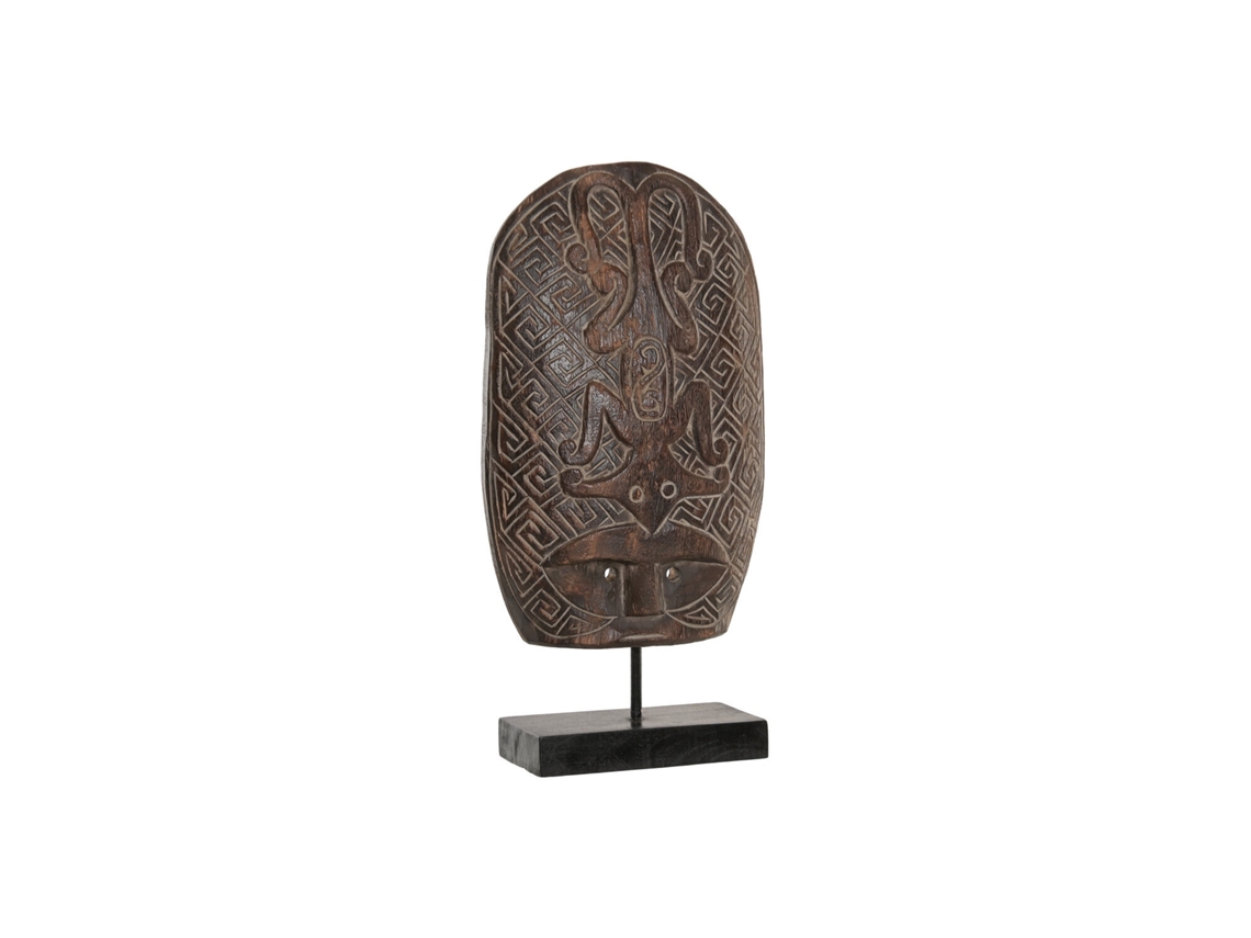 Máscara Tribal Suar em Ferro, 15x7x51cm ALEXANDRA HOUSE LIVING