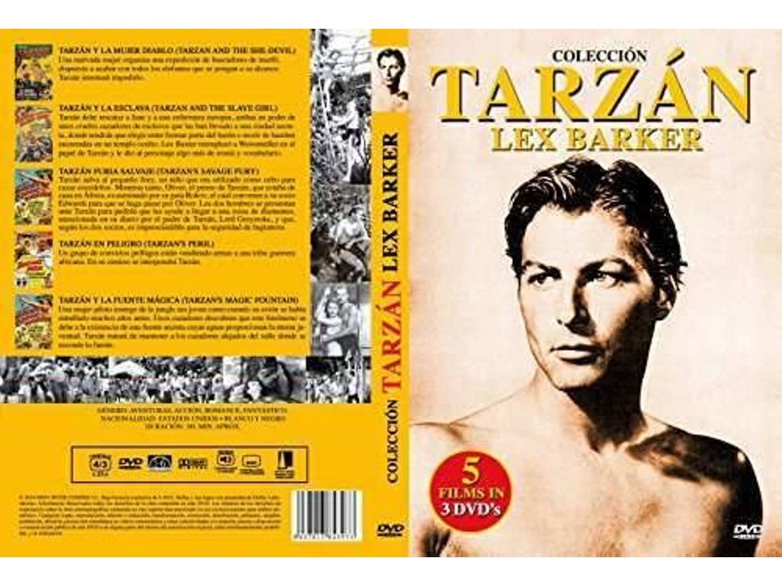 DVD Pack Tarzan De Lex Baxter  (Edição em Espanhol)