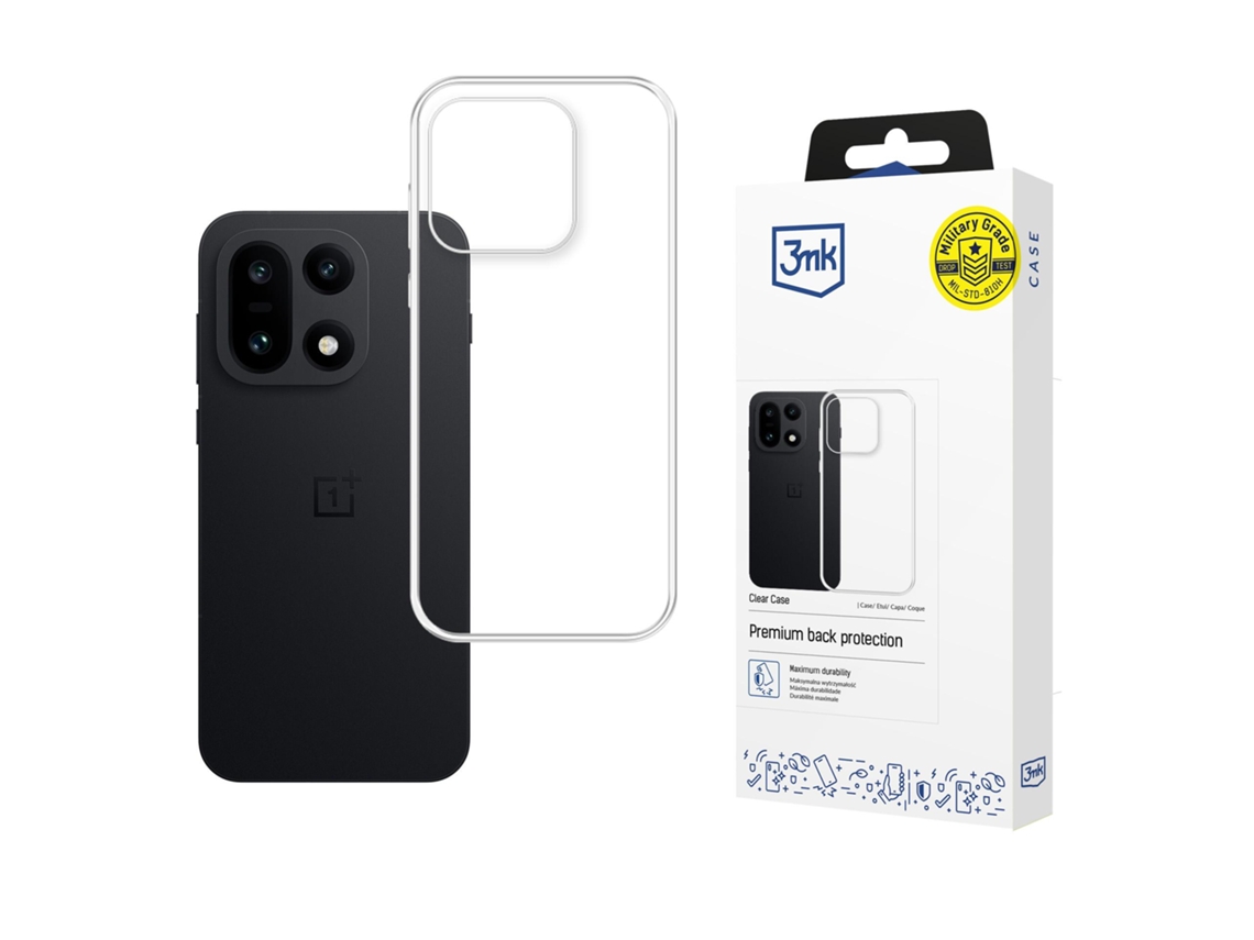 Capa Transparente 3mk Para Oneplus 15 5g, Capa Protetora Flexível.