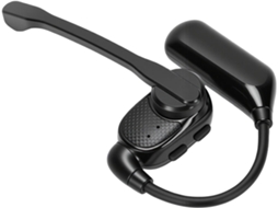Fone De Ouvido Bluetooth Com Gancho Auricular Giratório E Microfone Magnético Removível Para Chamadas De