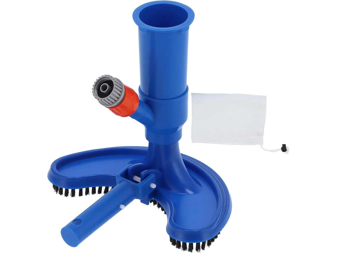 Aspirador Pó Para Piscinas, Jato Vácuo, Haste Escova, Limpeza Spas, Piscinas Acima Solo.