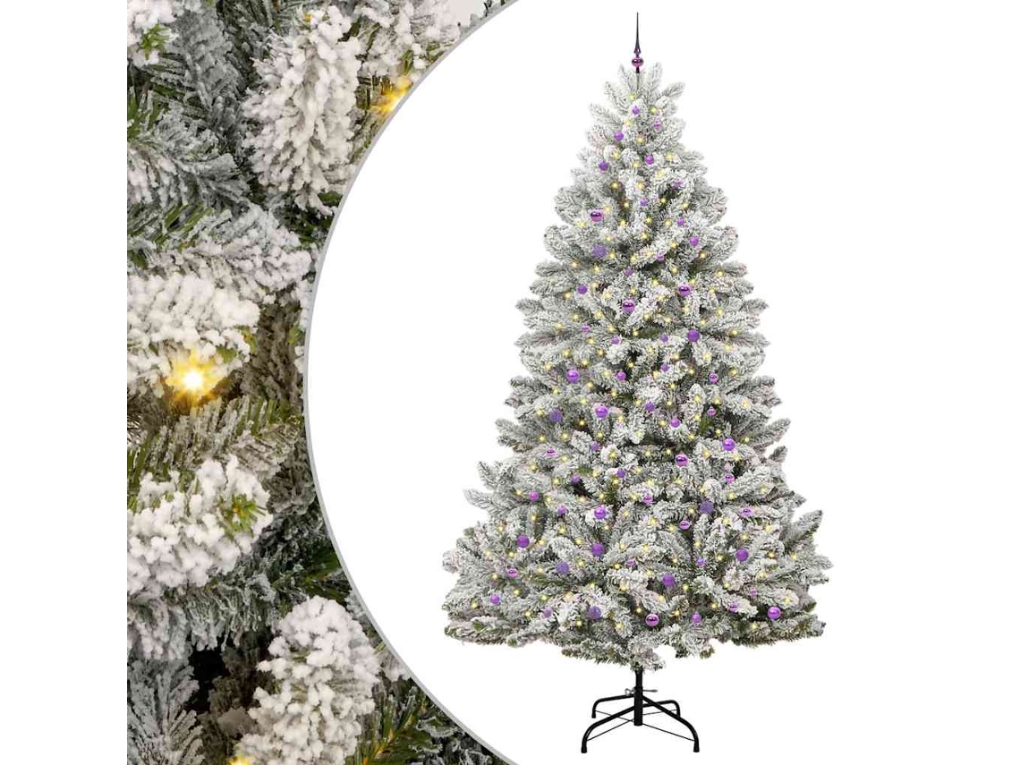 Árvore De Natal Artificial Articulada Com Base Vidaxl Verde Pvc (300 Cm)