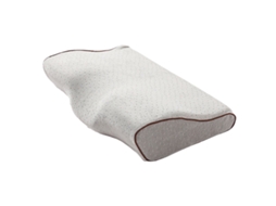 Travesseiro Cervical Ortopédico, Espuma Viscoelástica, Recuperação Lenta, Gel Refrescante, Respirável, Cinza AQUAFORGE