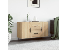 Vidaxl Aparador 100x36x60 Cm Derivados De Madeira Carvalho Sonoma