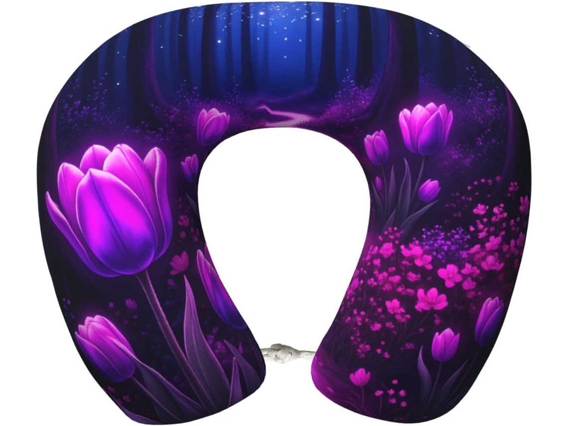 Guarda-Chuva de Viagem Automático com Estampa Floral Caveira | S/MARCA