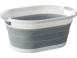 Cesto De Roupa Oval Dobrável, Organizador/recipiente Dobrável, Portátil, Para Lavanderia E Banheiro