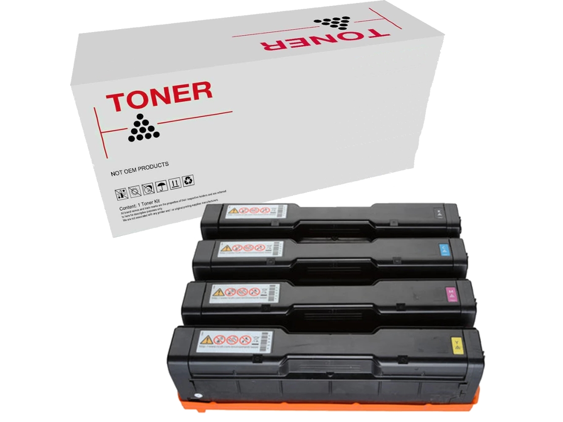 Pack 4 Toners Compatíveis Ricoh Aficio Spc231/Spc232/Spc242/Spc310/Spc311/Spc312/Spc320/Spc342 406479 406480
