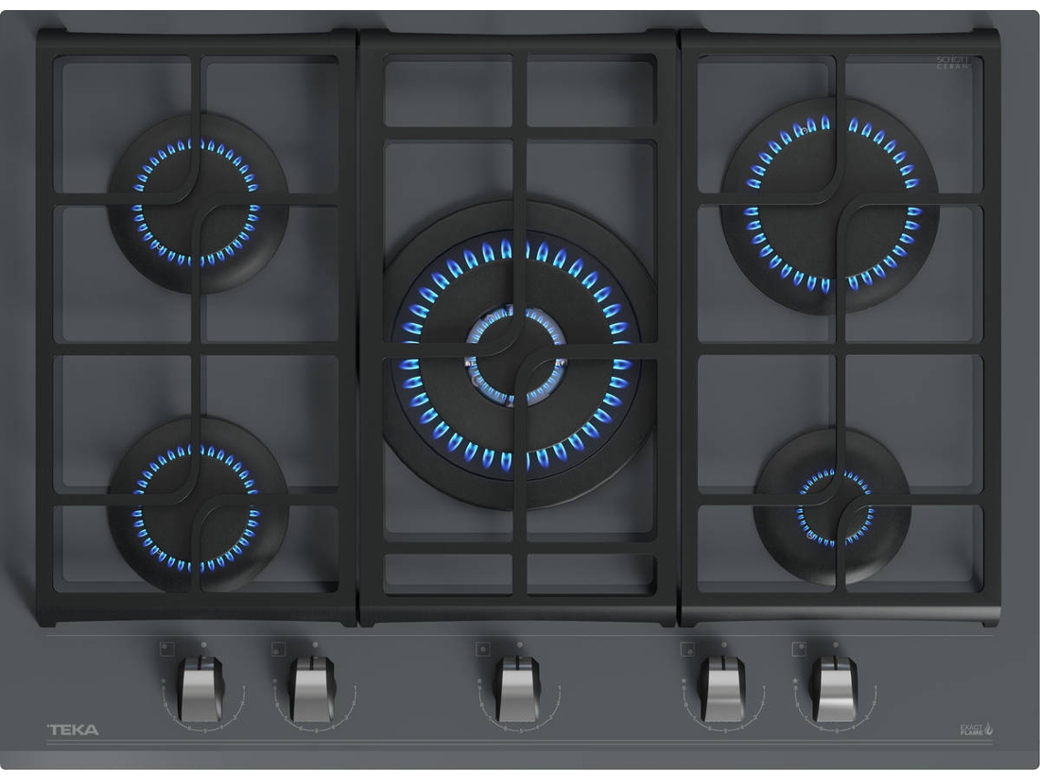 Placa de Gás TEKA GZC 75330 ST BUT (Gás Butano-Propano - 70 cm - Cinza ...