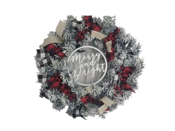 Guirlanda de Natal de 35cm com decoração de inverno LAXISCREED